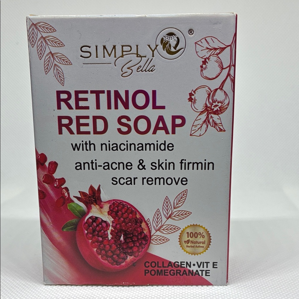 Simply Belle Retinol Red Soap with Pomegranate